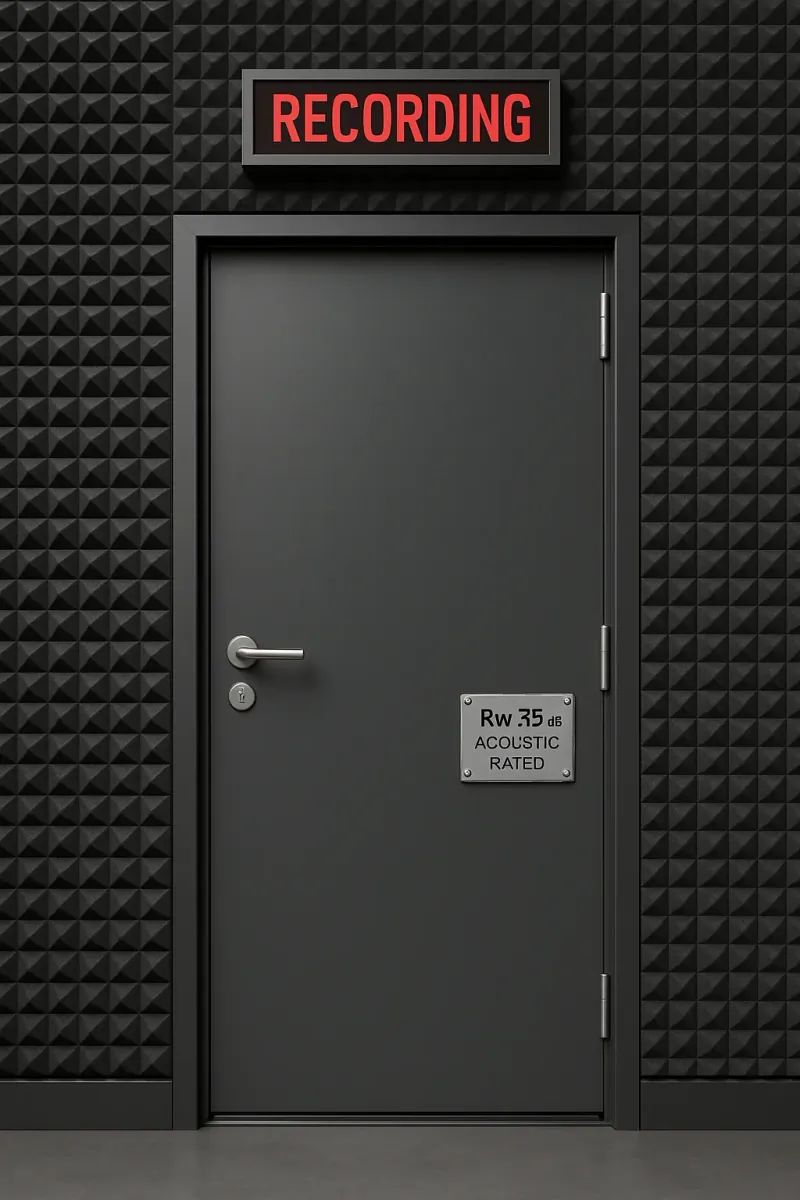 acoustic rated steel doors - professional steel doors available in Cardiff from UK manufacturers