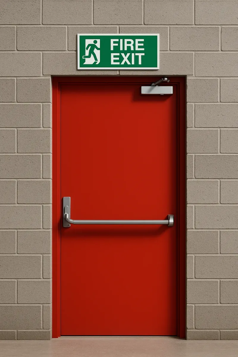 fire exits - professional steel doors available in Cardiff from UK manufacturers