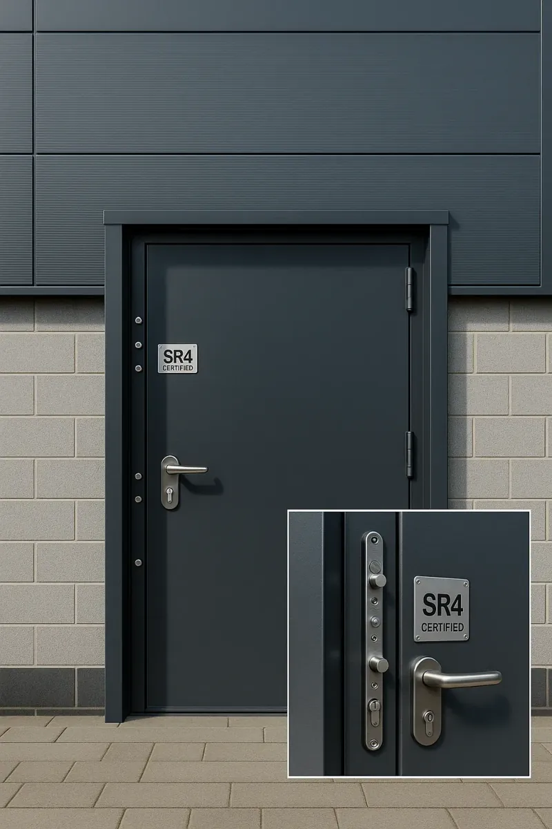 security rated steel doors - professional steel doors available in Cardiff from UK manufacturers
